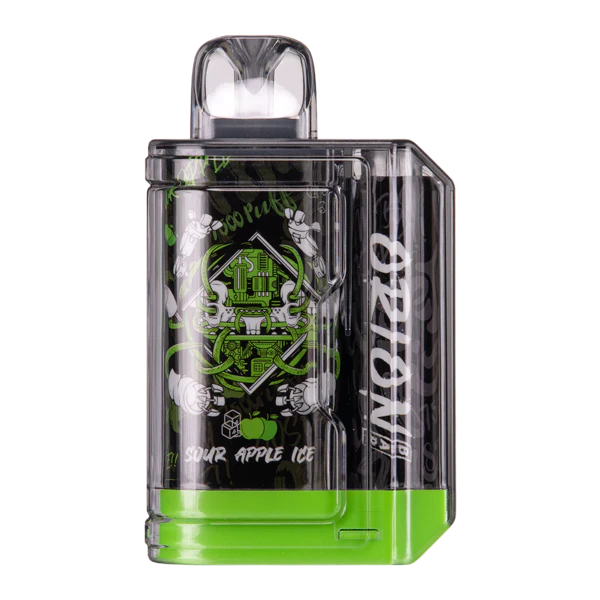 Sour Apple Ice Lost Vape Orion Bar 7500 - Black Coral
